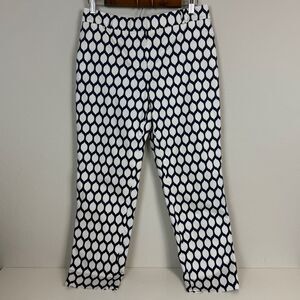 Kate Spade Navy White Cropped Pants 8